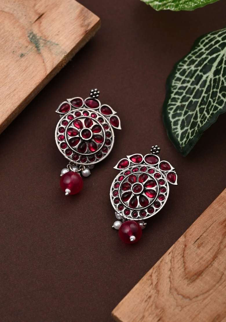 Pink  Zinc Alloy Earring - Indya