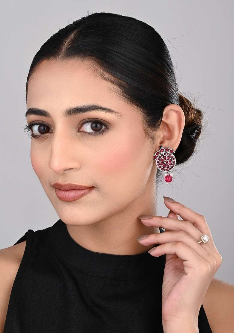 Pink  Zinc Alloy Earring - Indya