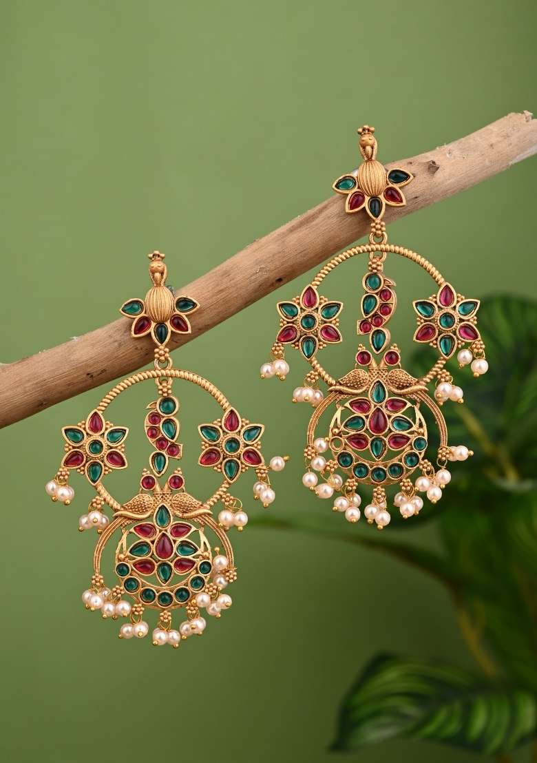 Multicolor  Zinc Alloy Earring - Indya