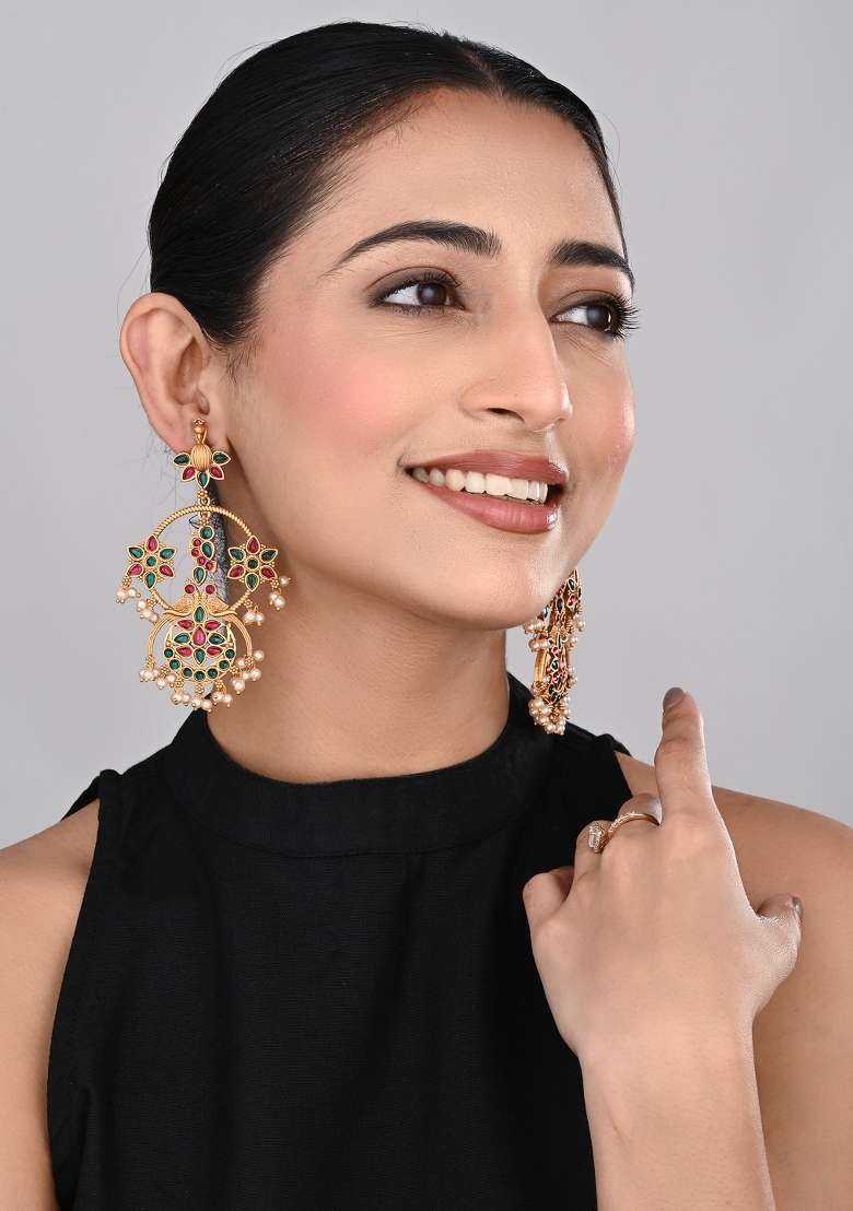 Multicolor  Zinc Alloy Earring - Indya