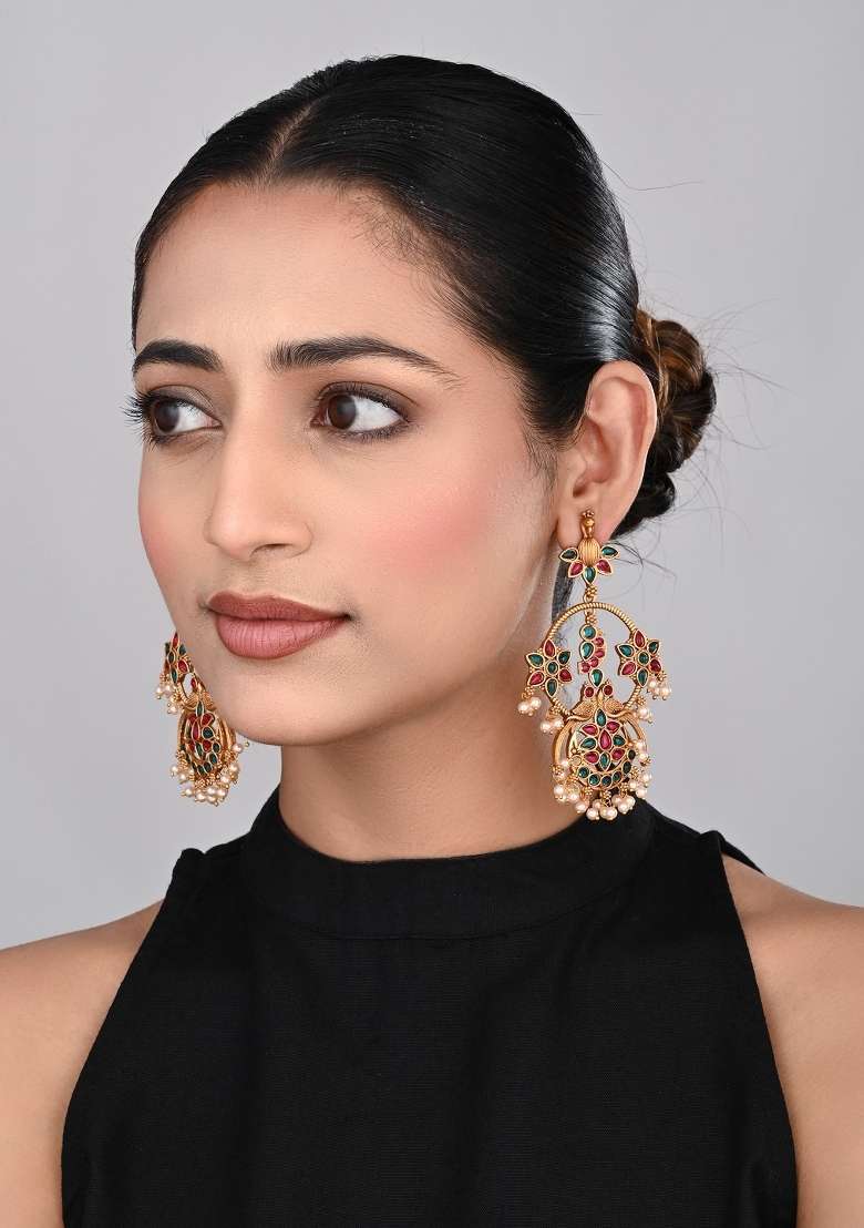 Multicolor  Zinc Alloy Earring - Indya