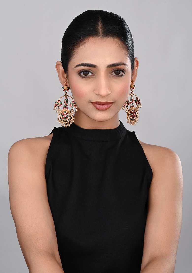 Multicolor  Zinc Alloy Earring - Indya