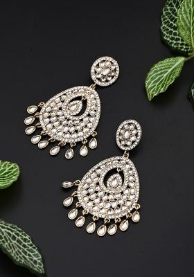 Golden  Zinc Alloy Earring