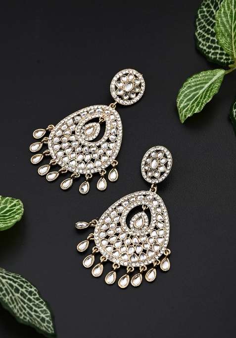 Golden  Zinc Alloy Earring