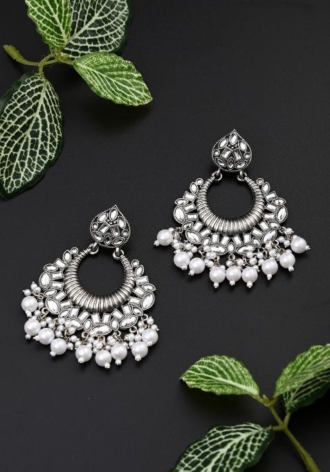Silver  Zinc Alloy Earring