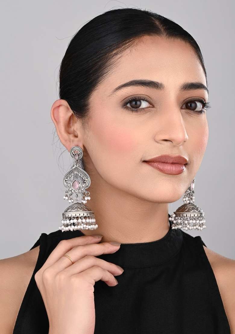 Pink  Zinc Alloy Earring - Indya