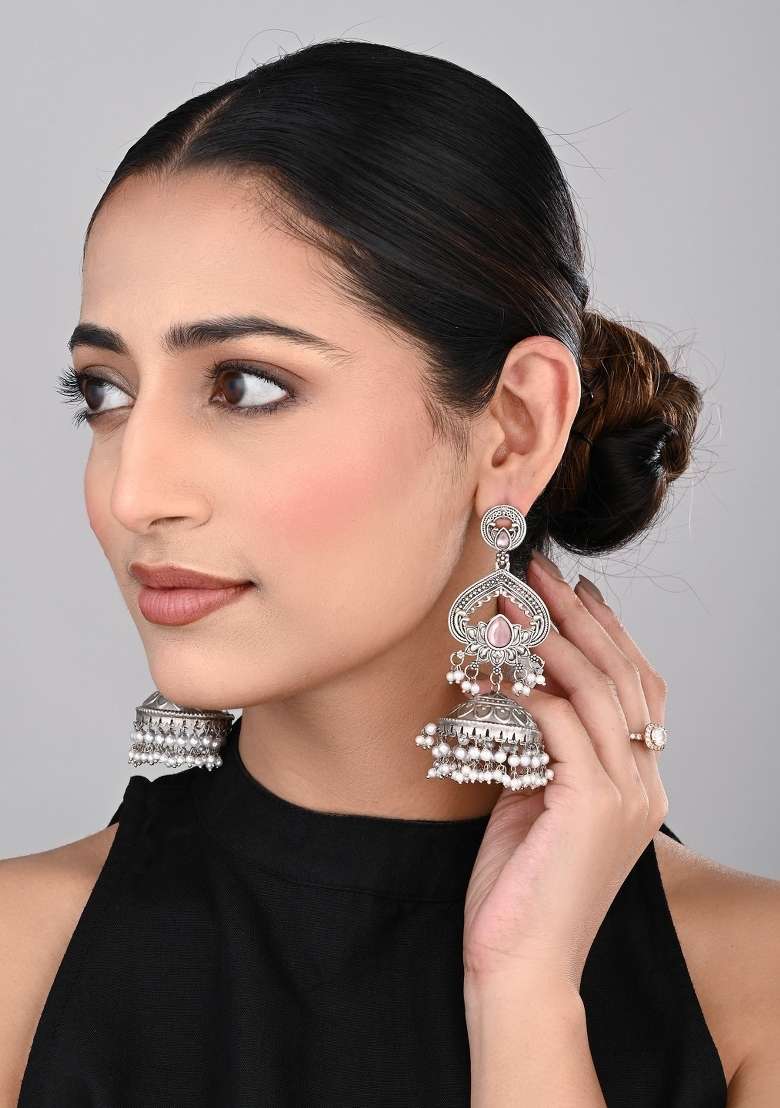 Pink  Zinc Alloy Earring - Indya