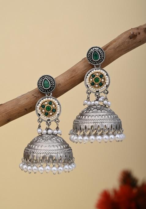 Green  Zinc Alloy Earring