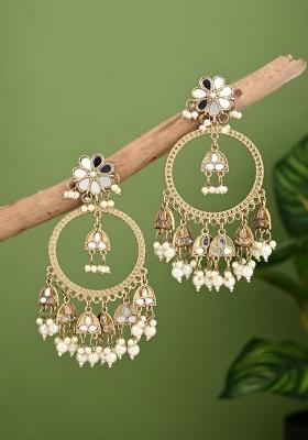 Golden  Zinc Alloy Earring