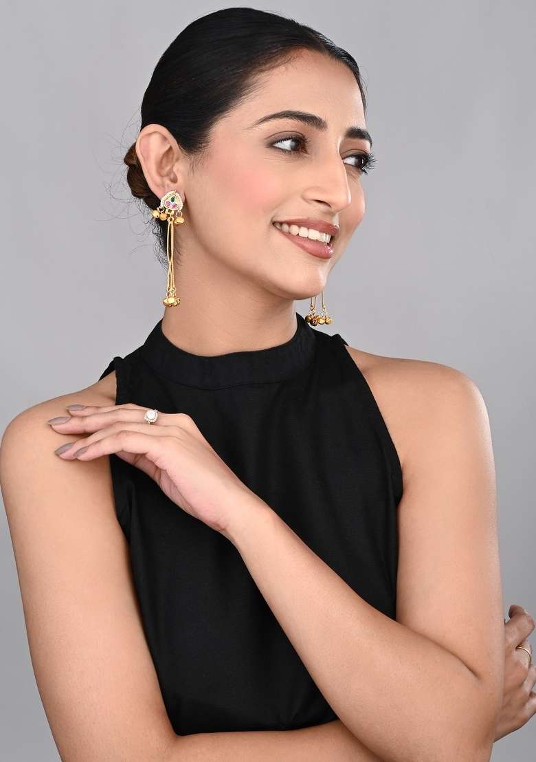 Multicolor  Zinc Alloy Earring - Indya