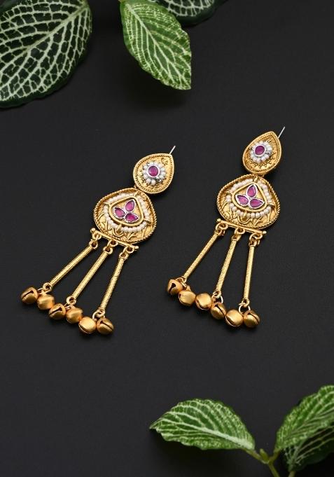 Pink  Zinc Alloy Earring