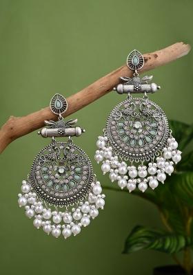 Silver  Zinc Alloy Earring