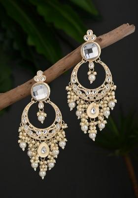 Golden  Zinc Alloy Earring