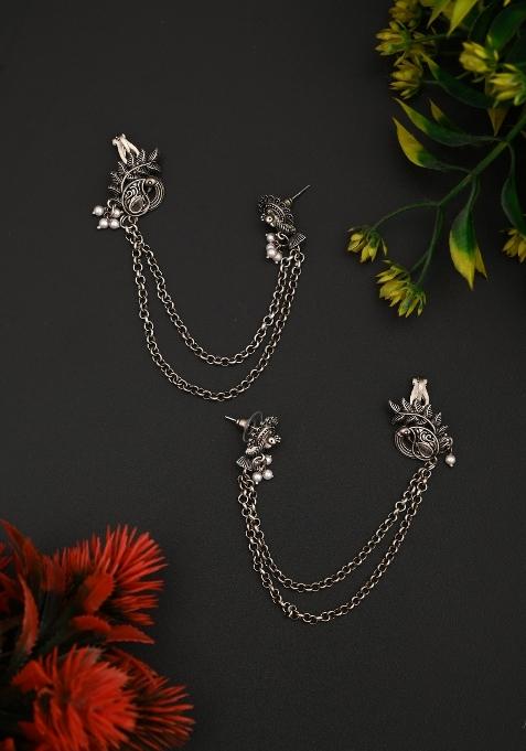 Silver  Zinc Alloy Earring