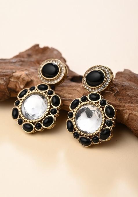 Black  Zinc Alloy Earring