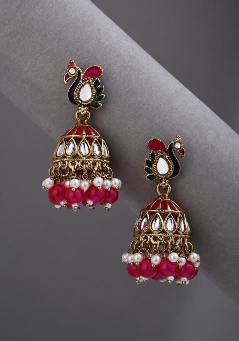 Pink  Zinc Alloy Earring