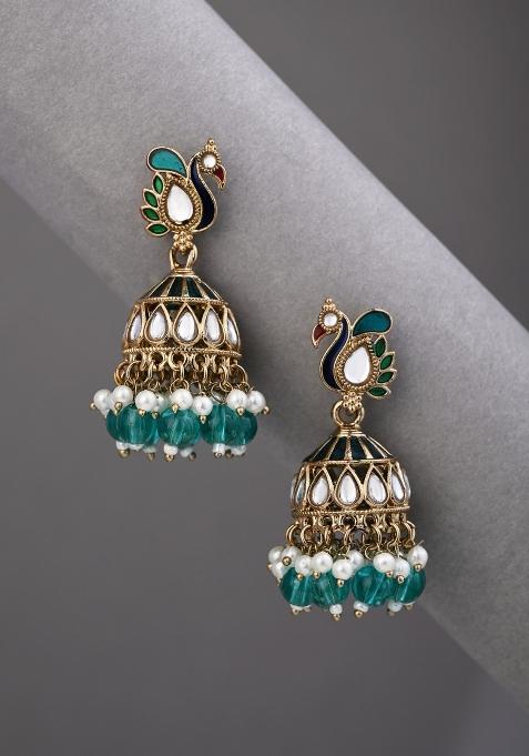Blue  Zinc Alloy Earring