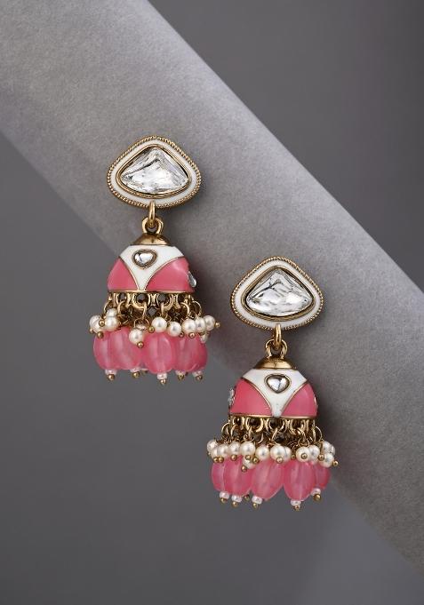 Pink  Zinc Alloy Earring