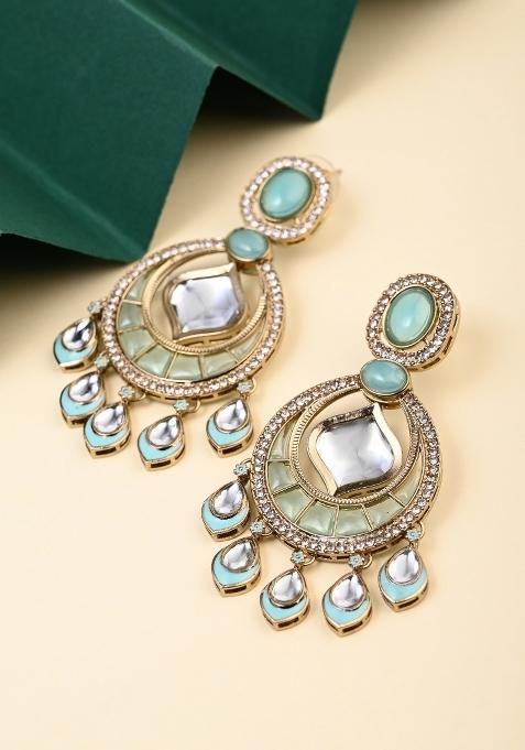 Turquoise  Zinc Alloy Earring