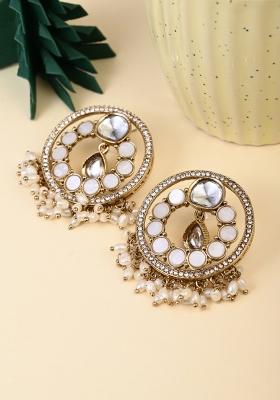 Golden  Zinc Alloy Earring