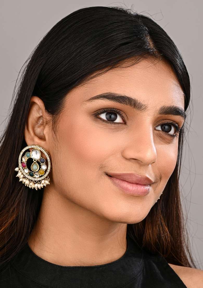 Multicolor  Zinc Alloy Earring - Indya