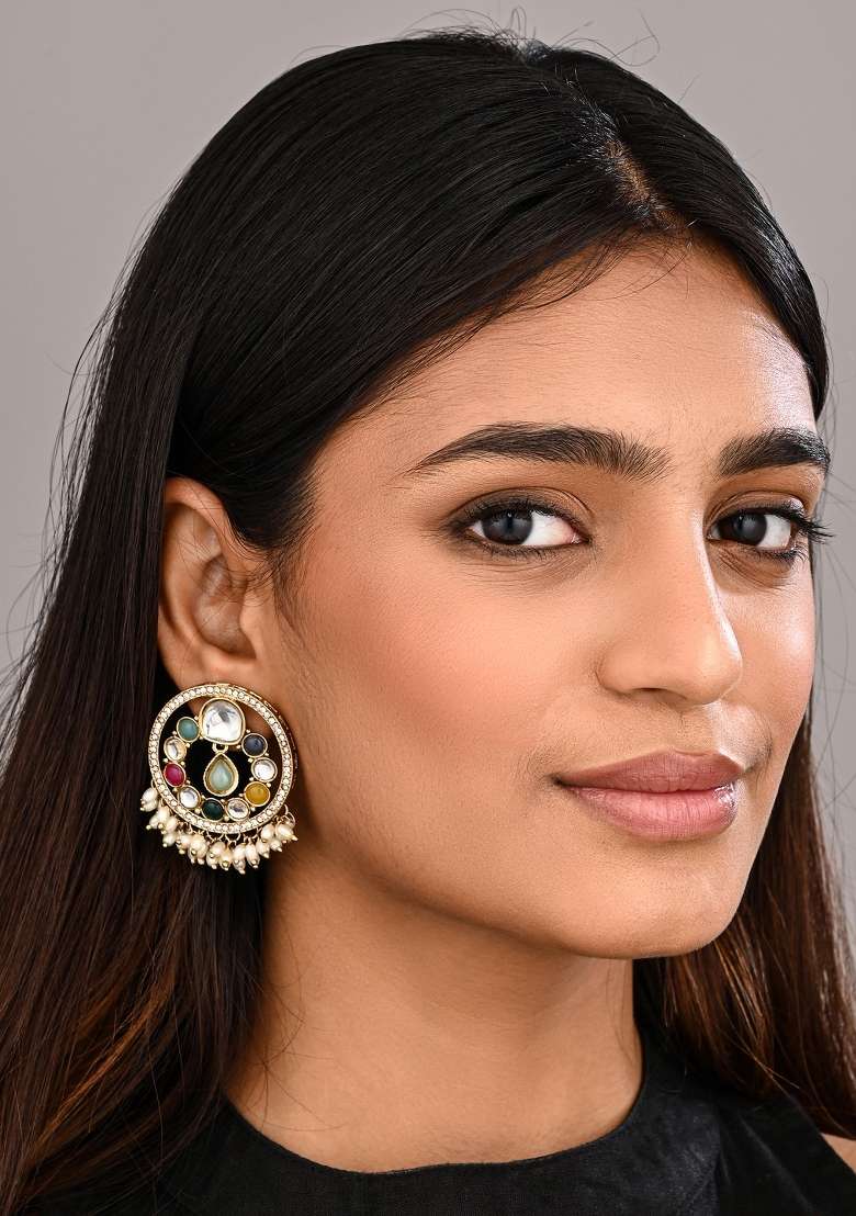 Multicolor  Zinc Alloy Earring - Indya