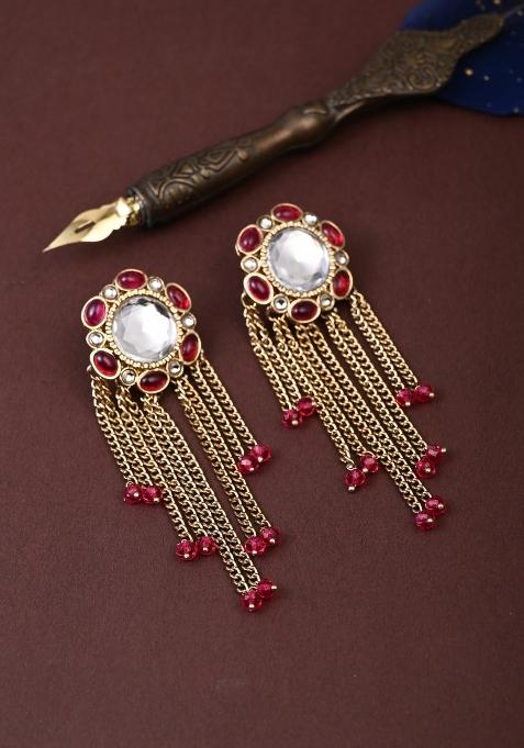 Pink  Zinc Alloy Earring