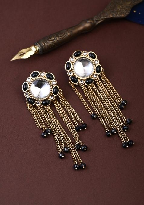 Black  Zinc Alloy Earring