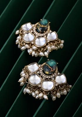 Green  Zinc Alloy Earring