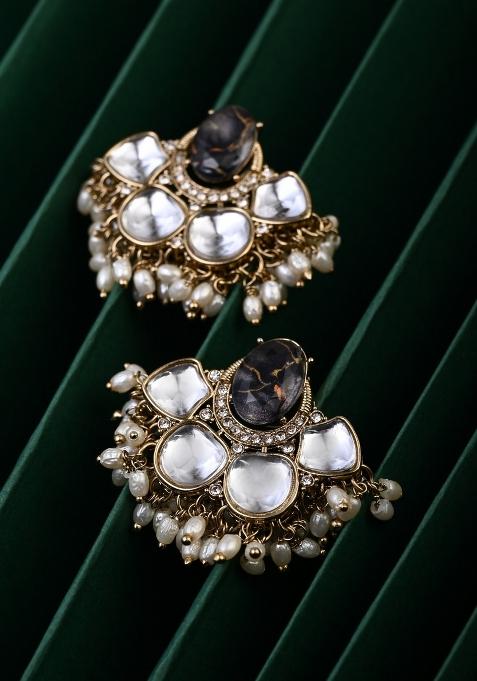 Black  Zinc Alloy Earring