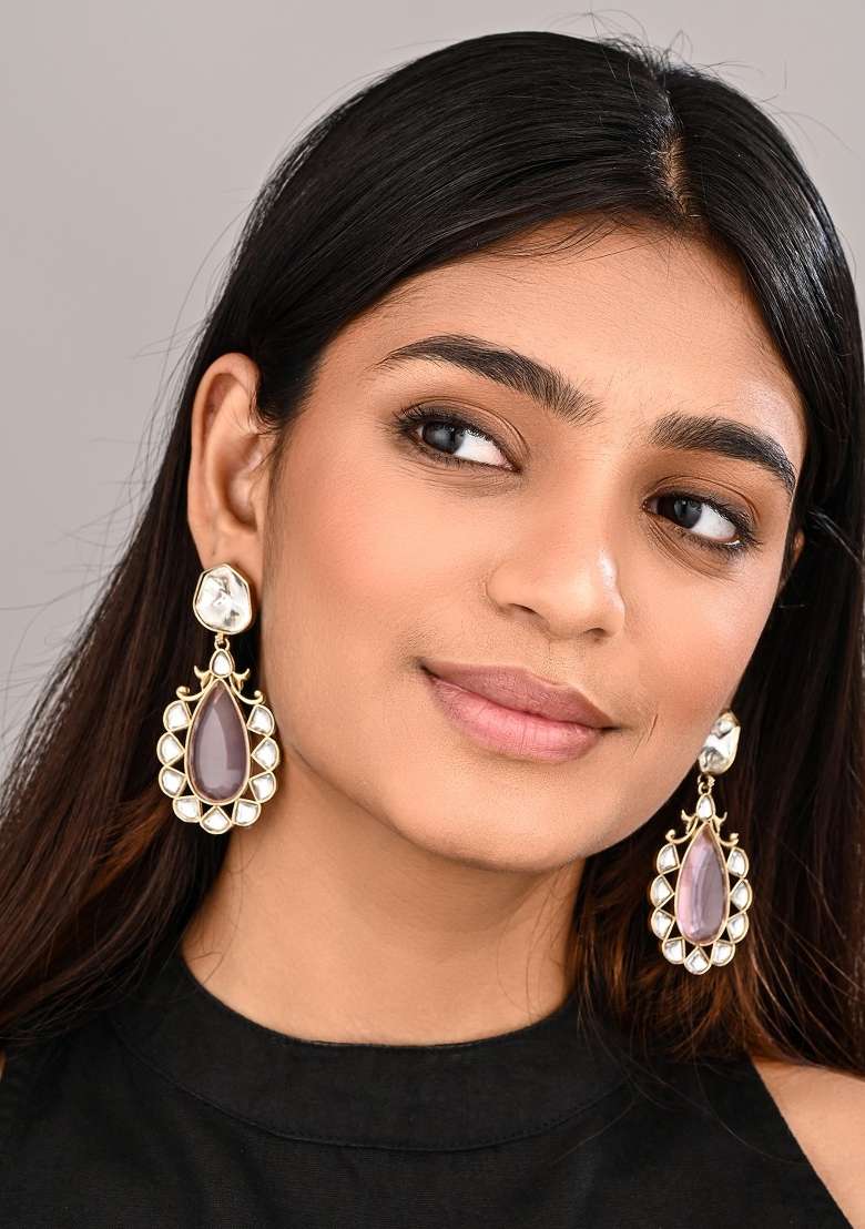 Pink  Zinc Alloy Earring - Indya
