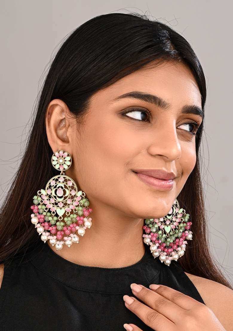 Multicolor  Zinc Alloy Earring - Indya
