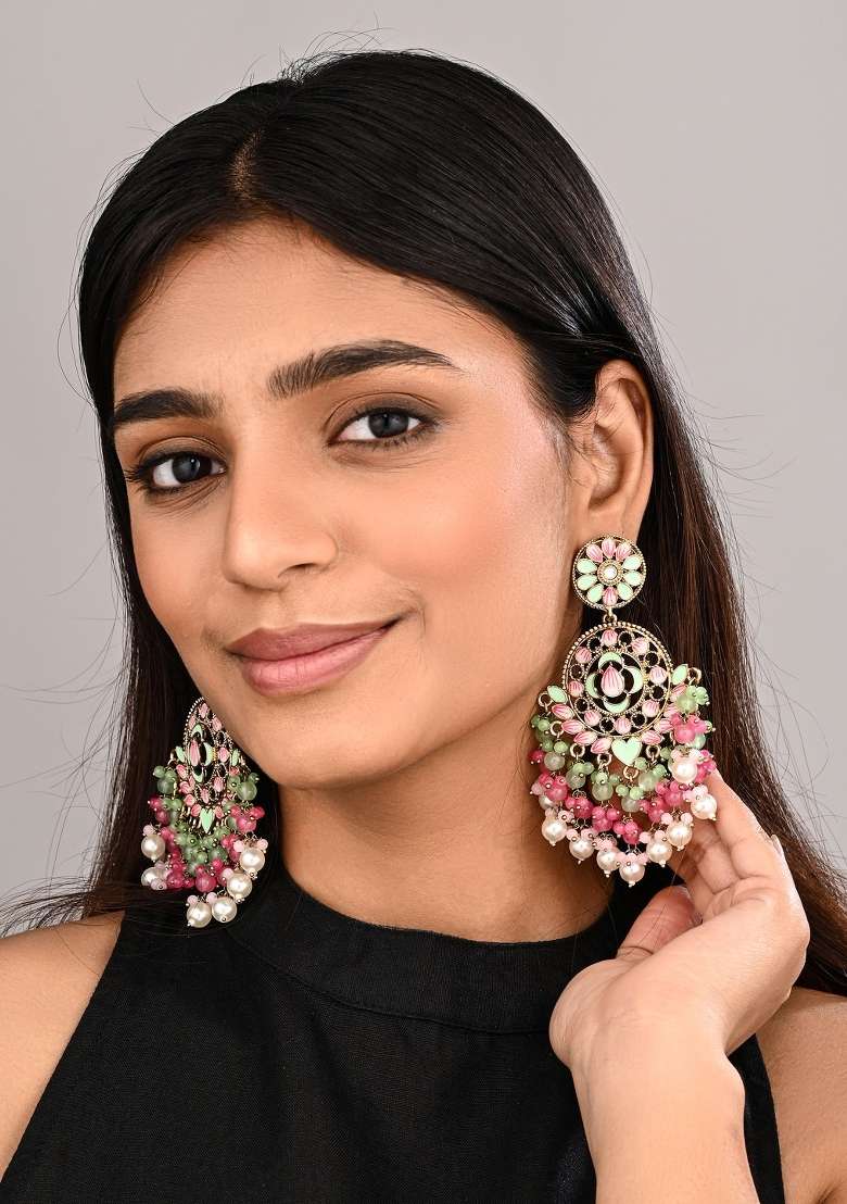 Multicolor  Zinc Alloy Earring - Indya