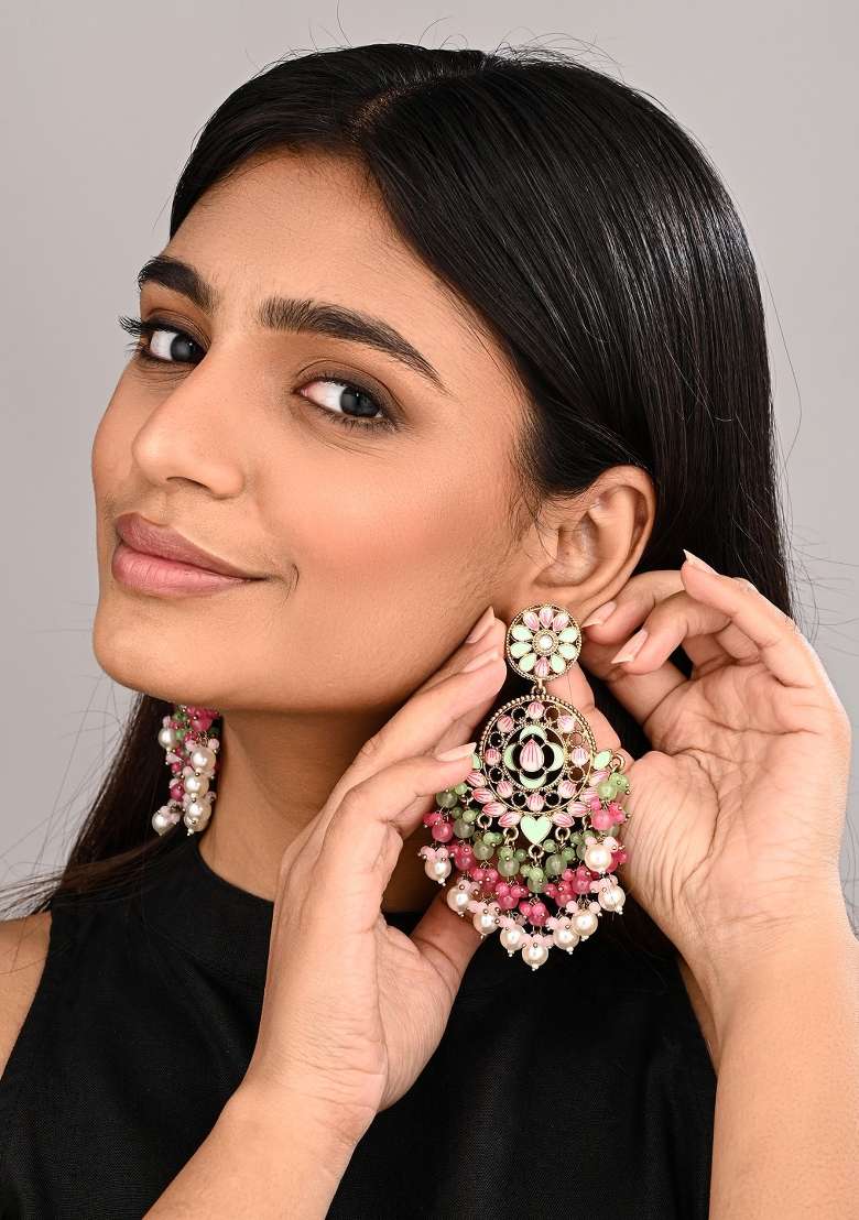 Multicolor  Zinc Alloy Earring - Indya