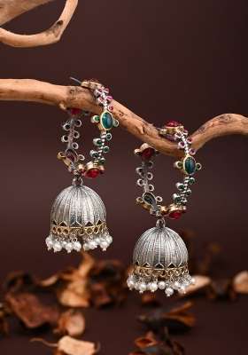 Multicolor  Brass Earring