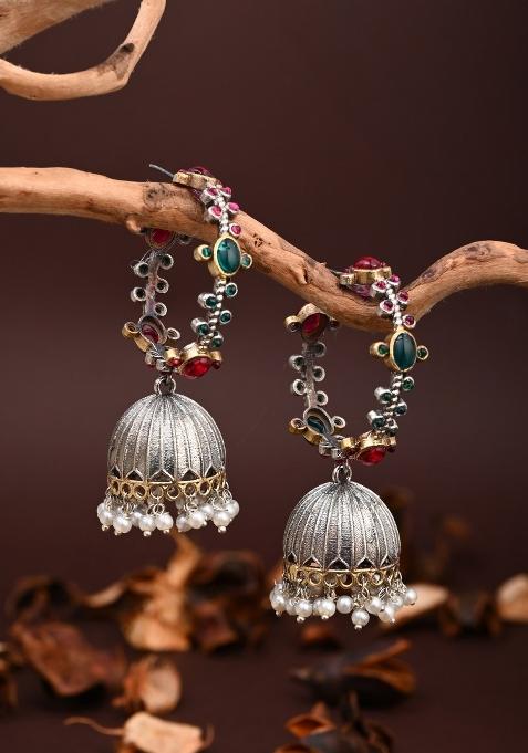 Multicolor  Brass Earring