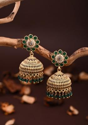 Golden  Zinc Alloy Earring