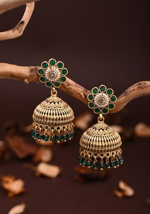 Golden  Zinc Alloy Earring