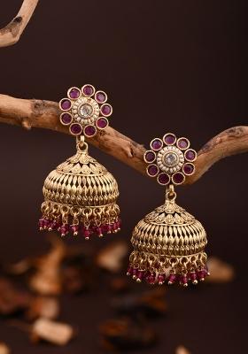 Golden  Zinc Alloy Earring