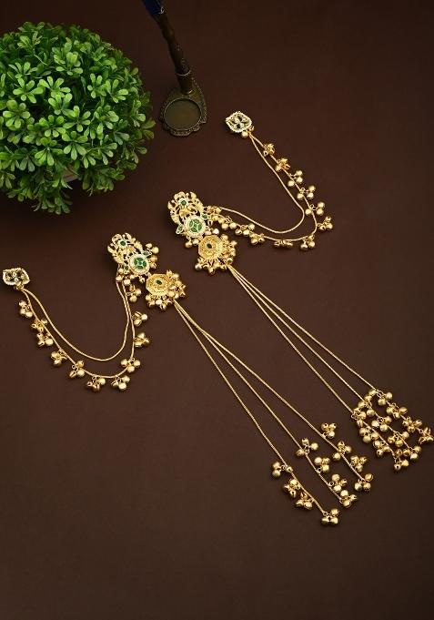 Green  Zinc Alloy Earring