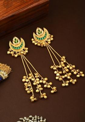 Green  Zinc Alloy Earring
