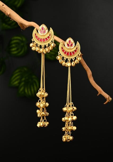 Red  Zinc Alloy Earring