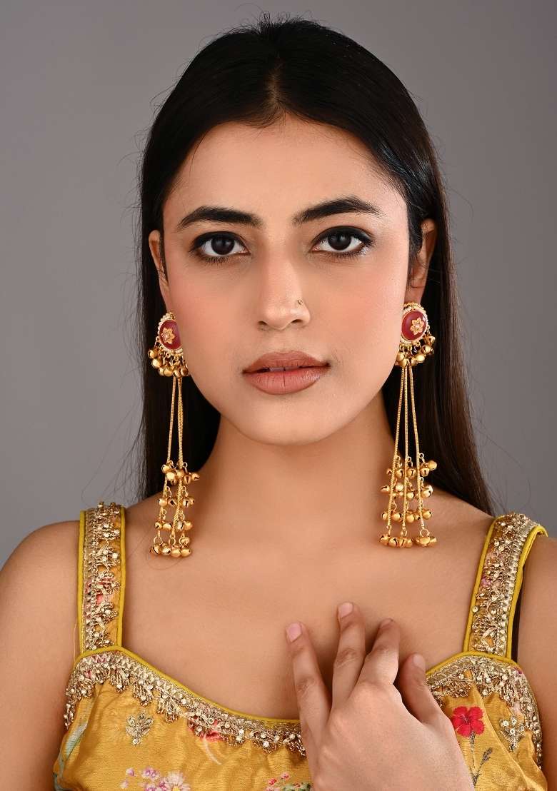 Pink  Zinc Alloy Earring - Indya