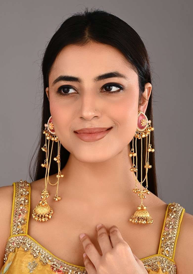 Pink  Zinc Alloy Earring - Indya