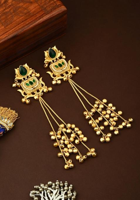 Green  Zinc Alloy Earring