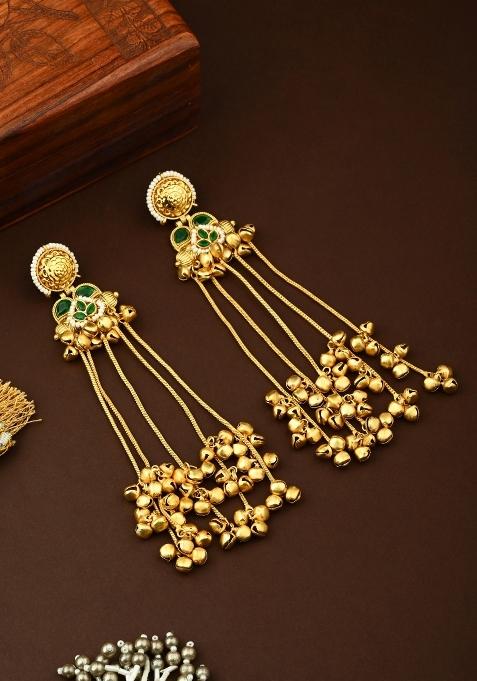 Green  Zinc Alloy Earring