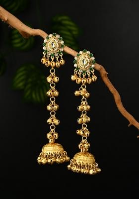 Green  Zinc Alloy Earring