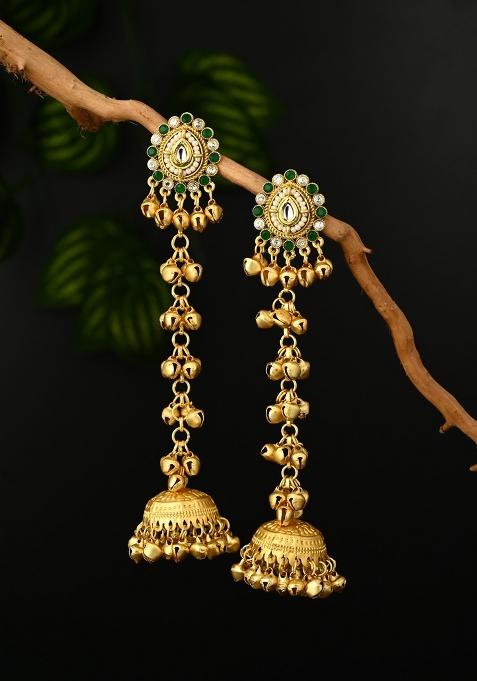 Green  Zinc Alloy Earring