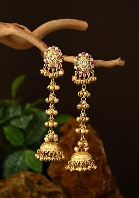 Red  Zinc Alloy Earring