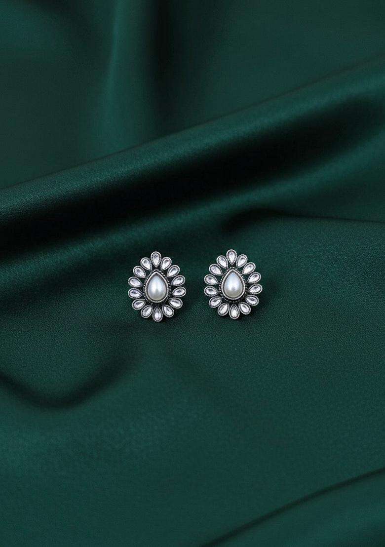 Gold Stainless Earrings - Indya